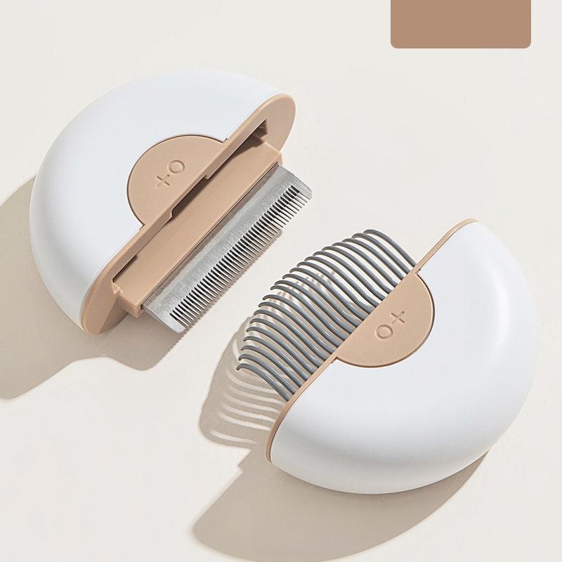 Pet Life® 'LYNX' 2-in-1 Travel Connecting Grooming Pet Comb and De-shedder