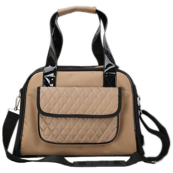 Pet Life® Mystique Airline Approved Fashion Designer Travel Pet Dog Carrier w/ Pouch