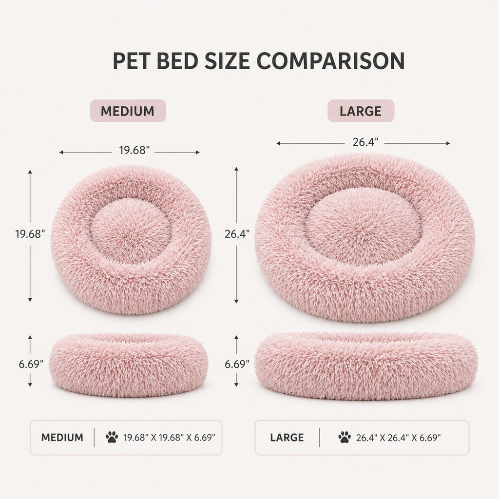 Pet Life® 'Nestler' High-Grade Plush and Soft Rounded Pet Bed