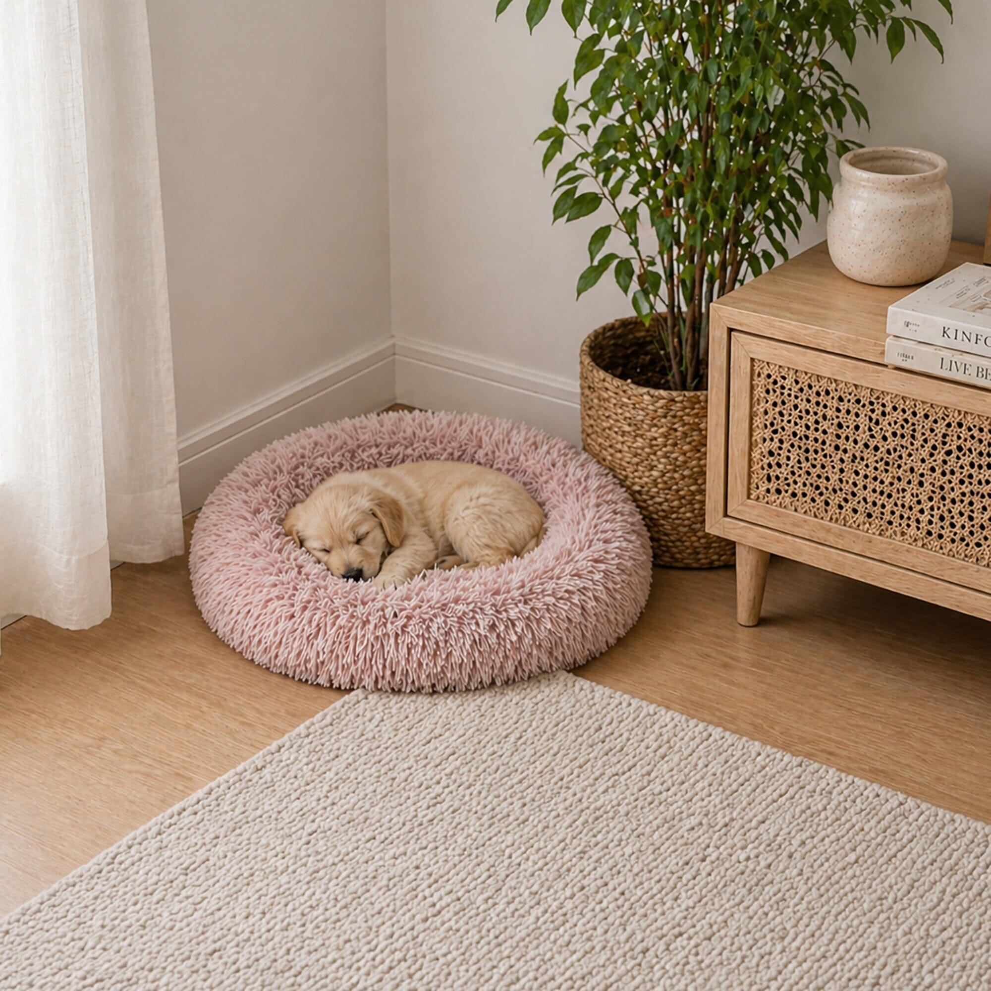 Pet Life® 'Nestler' High-Grade Plush and Soft Rounded Pet Bed