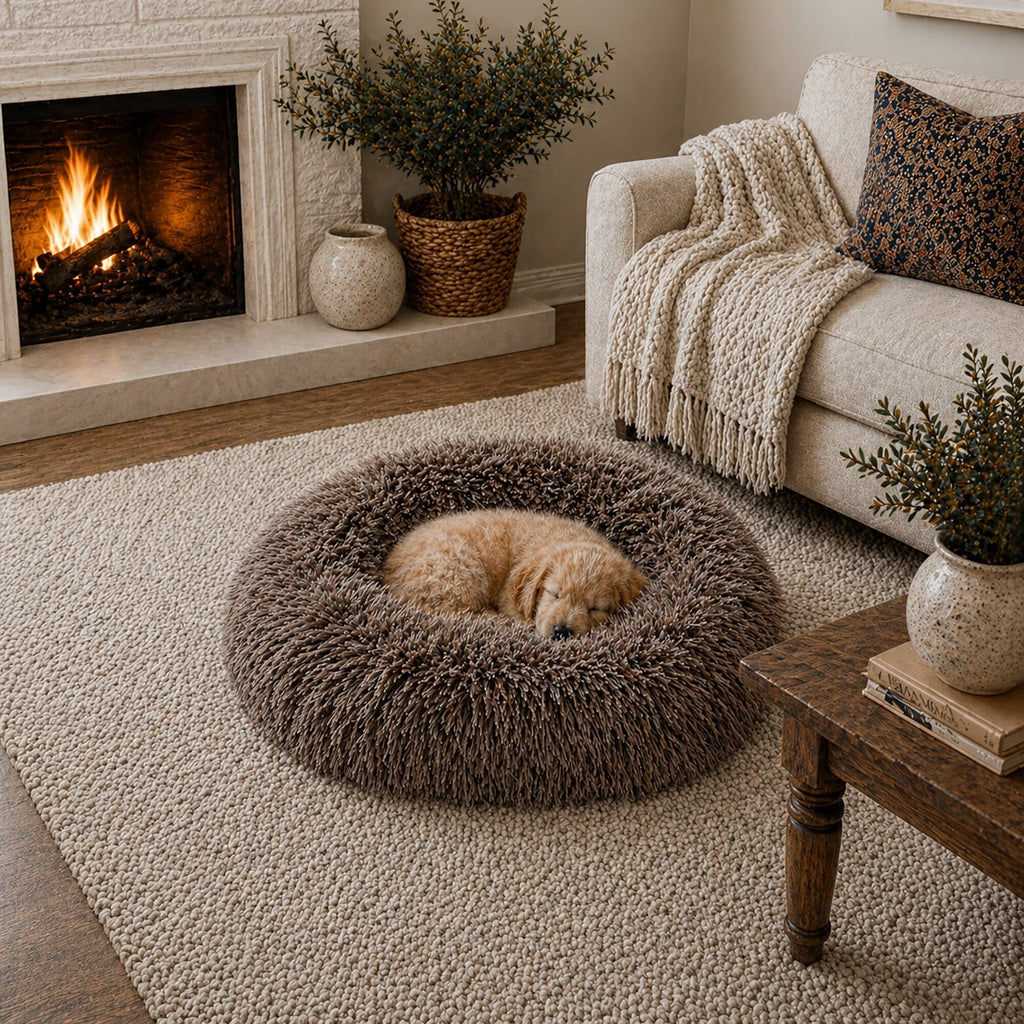 Pet Life® 'Nestler' High-Grade Plush and Soft Rounded Pet Bed