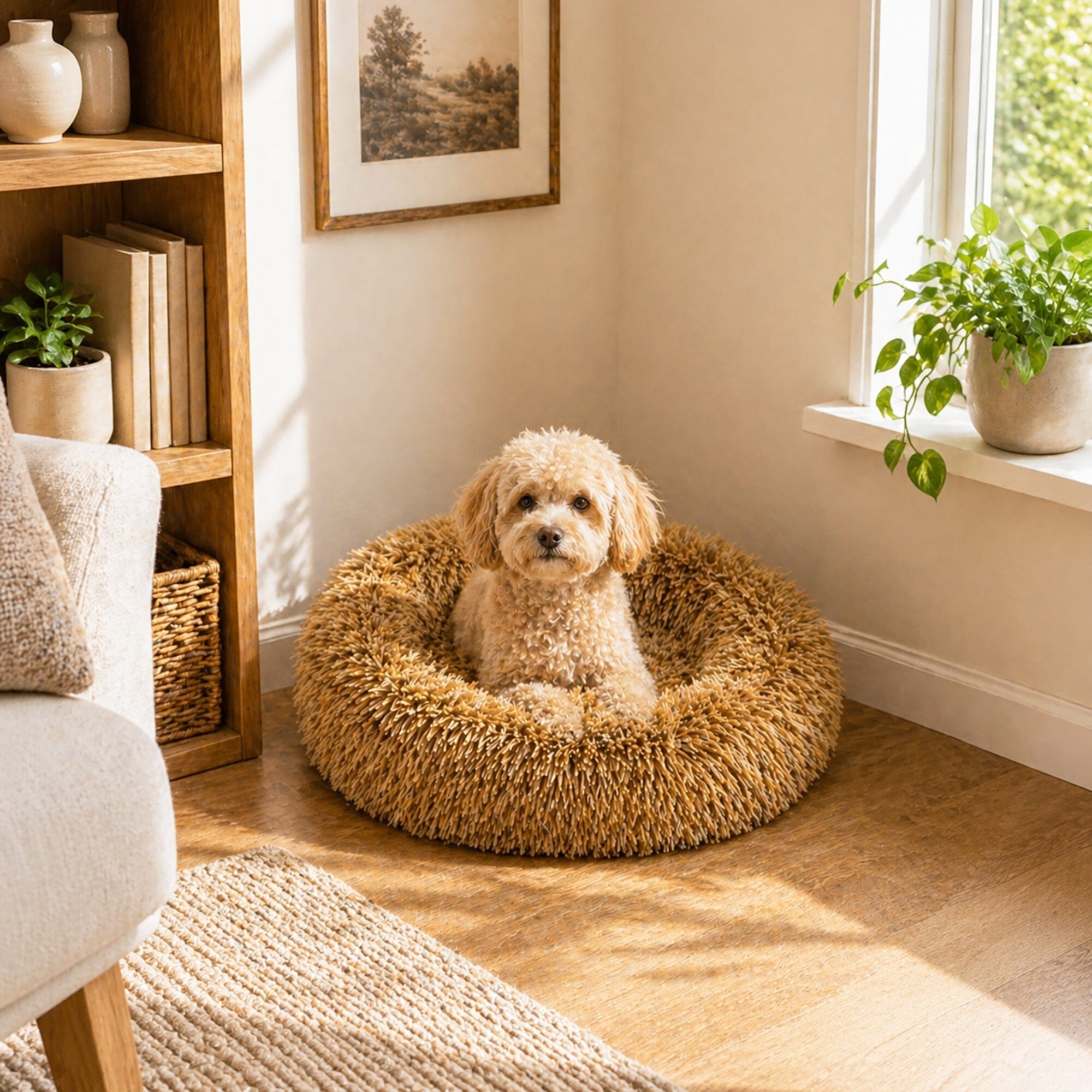 Pet Life® 'Nestler' High-Grade Plush and Soft Rounded Pet Bed