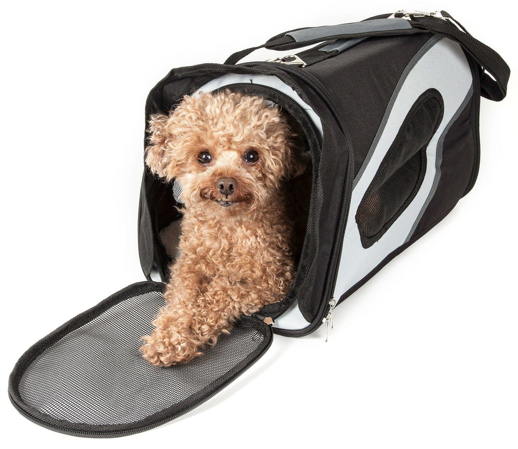 Pet Life® 'Phenom-Air' Airline Approved Collapsible Fashion Designer Pet Dog Carrier