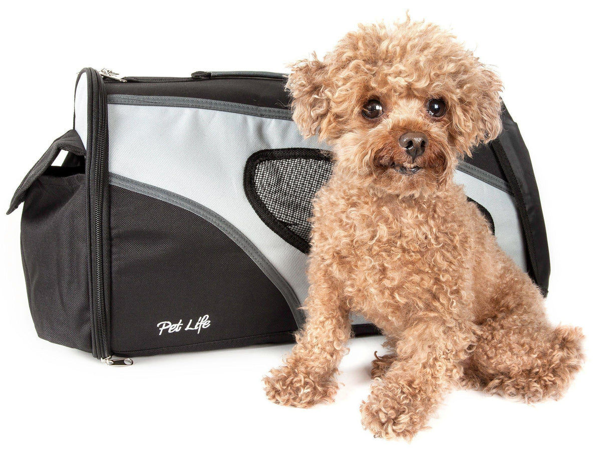 Pet Life® 'Phenom-Air' Airline Approved Collapsible Fashion Designer Pet Dog Carrier