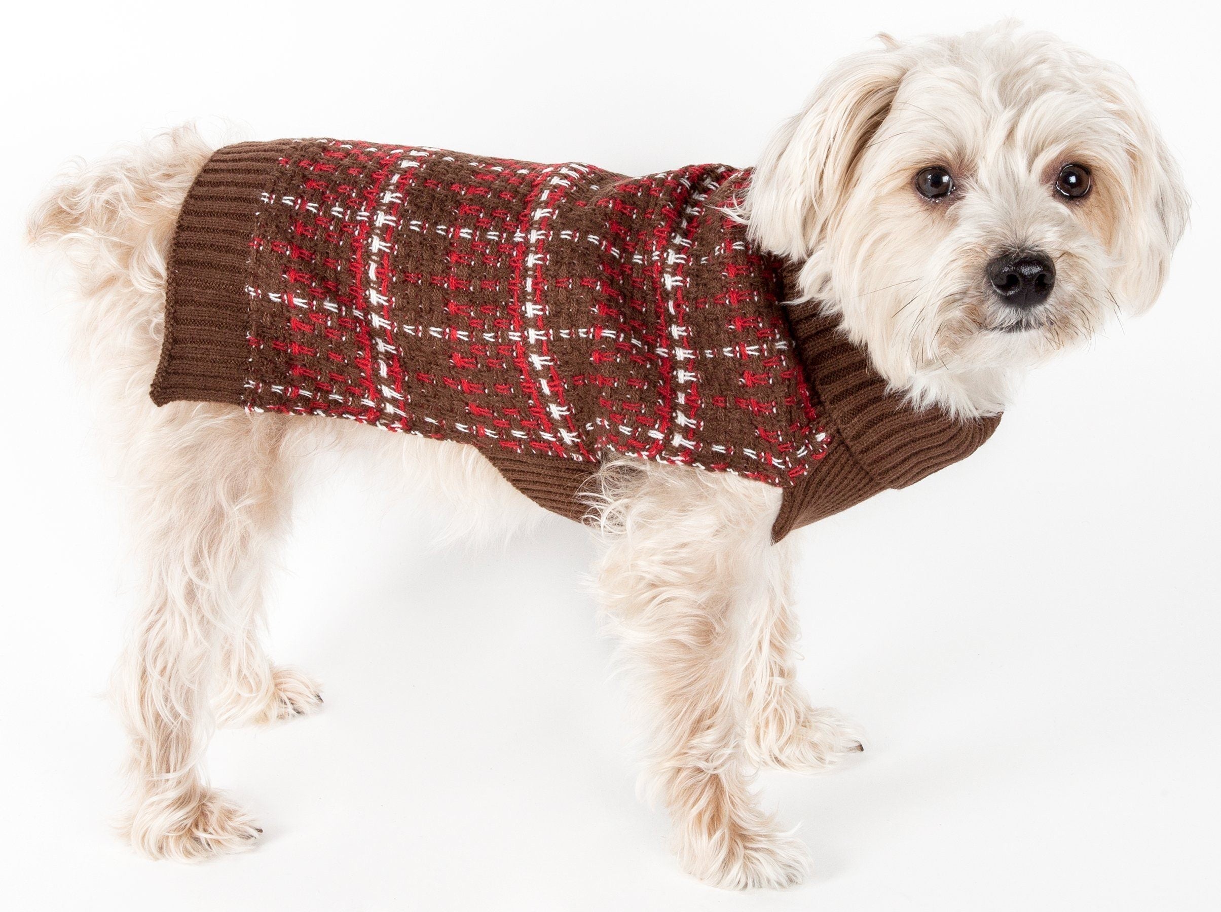 Pet Life® Vintage Symphony Static Fashion Knitted Designer Dog Sweater