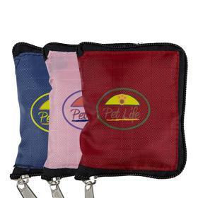 Pet Life® Wallet Folding Waterproof Zippered Folding Pet Travel Cat and Dog Bowl