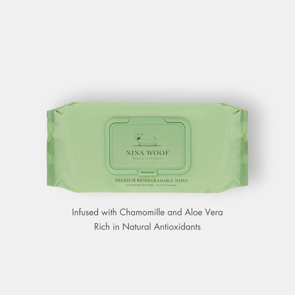 Premium Pet Wipes - Biodegradable and Plant-Based