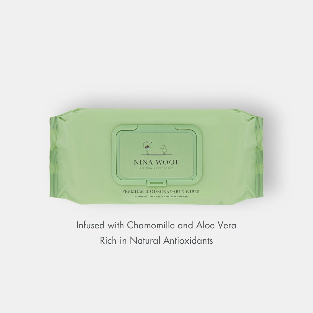 Premium Pet Wipes - Biodegradable and Plant-Based