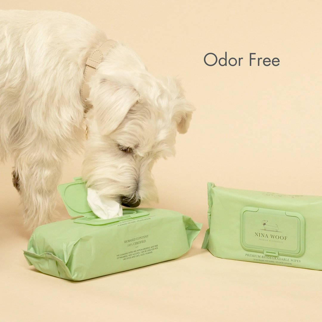 Premium Pet Wipes - Biodegradable and Plant-Based