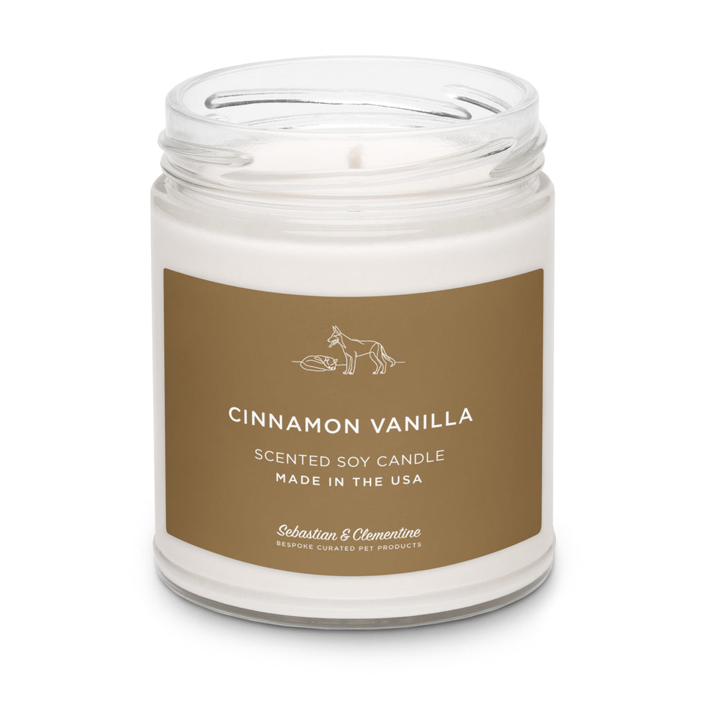 Sebastian & Clementine Scented Soy Candle - Cinnamon Vanilla