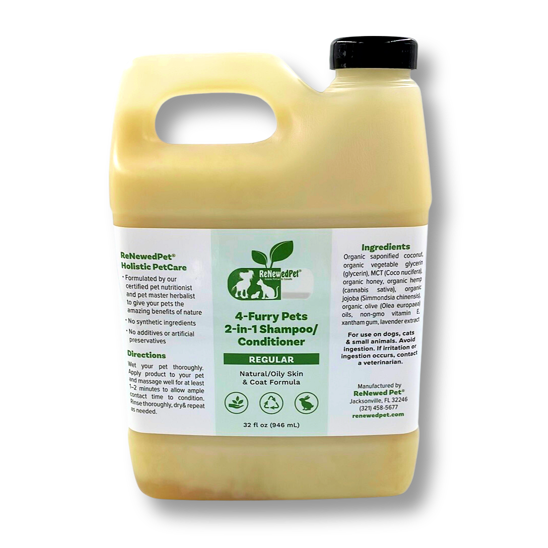 ReNewedPet® 4-Furry Pets 2-in-1 *Regular Shampoo & Conditioner