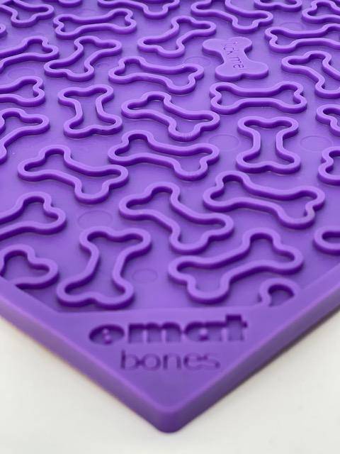 SodaPup® Bones eMat - Enrichment Lick Mat for Dogs and Cats