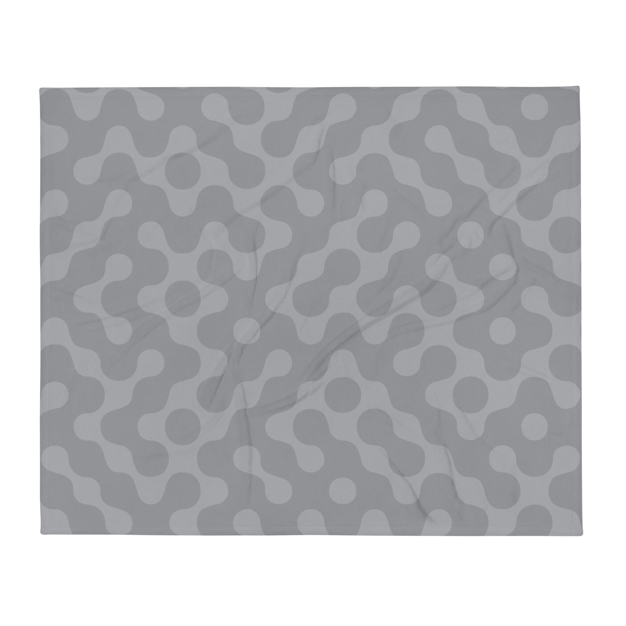 Sebastian & Clementine Gray Morphing Throw Blanket