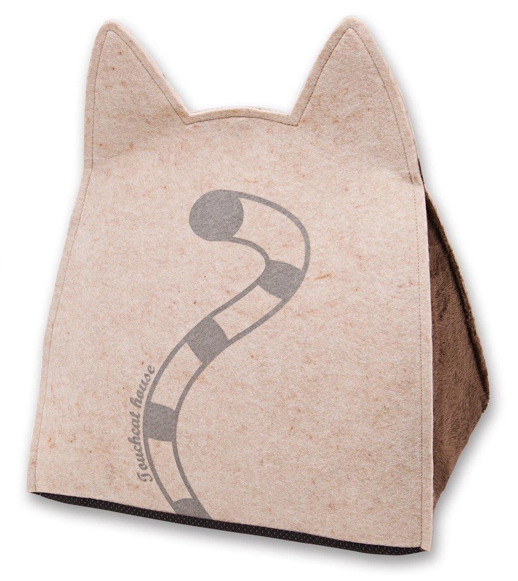 Touchcat® 'Kitty Ears' Travel On-The-Go Folding Cat Bed
