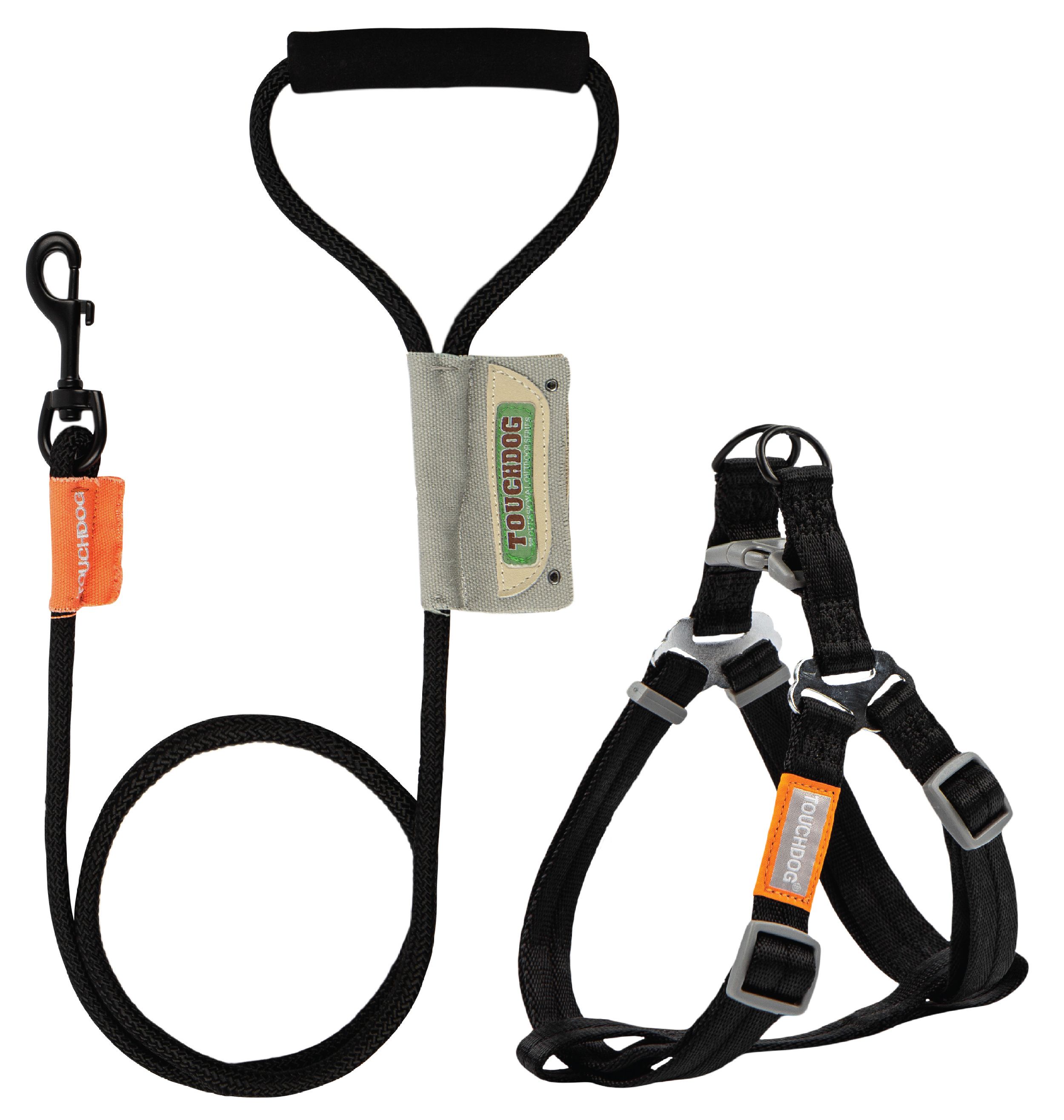 Touchdog® 'Macaron' 2-in-1 Durable Nylon Dog Harness and Leash