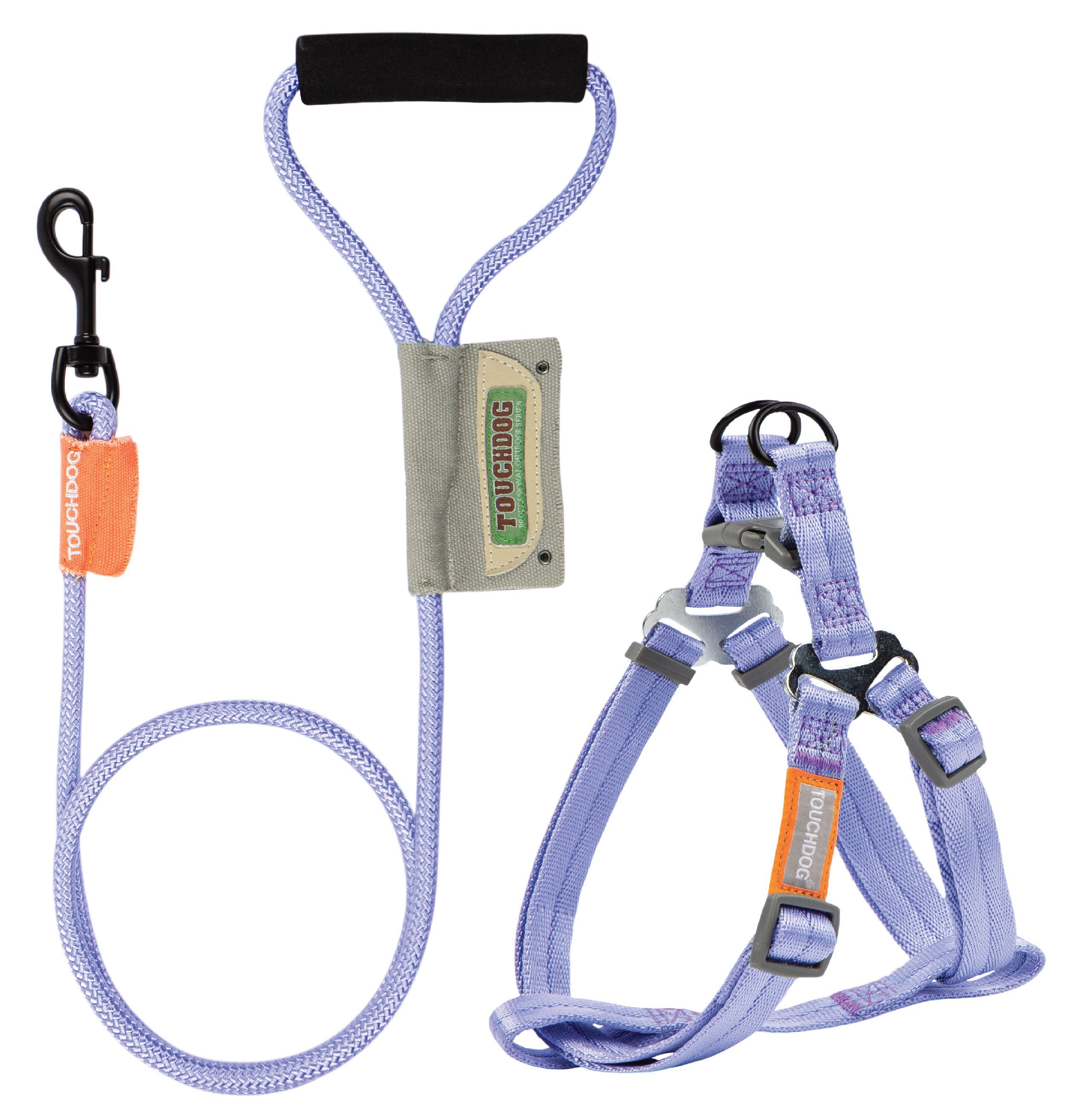 Touchdog® 'Macaron' 2-in-1 Durable Nylon Dog Harness and Leash