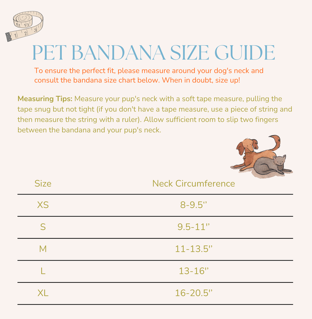 Blue Gingham Cherry Bandana