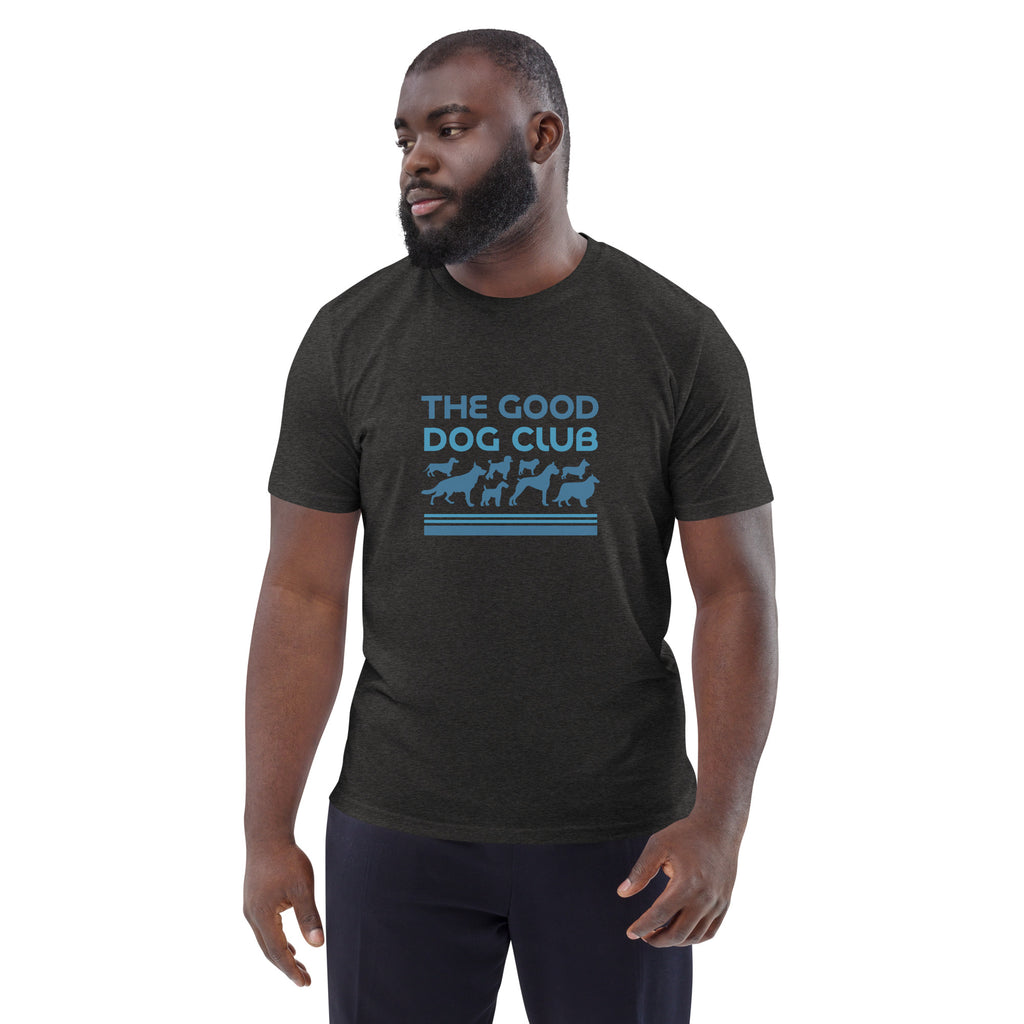 Sebastian & Clementine The Good Dog Club Unisex Organic Cotton T-Shirt - Blue