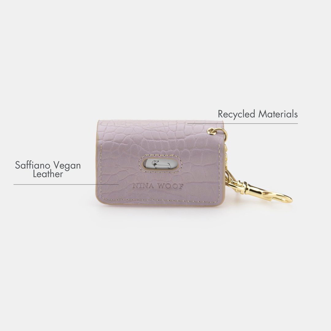 Nina Woof Waste Bag Holder - Vegan Leather - Bag Dispenser
