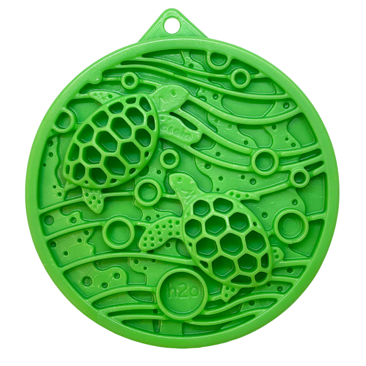 SodaPup® Water Nylon eCoin Durable Enrichment Snacking Coin for Dogs | USA-Made Lick Mat Alternative