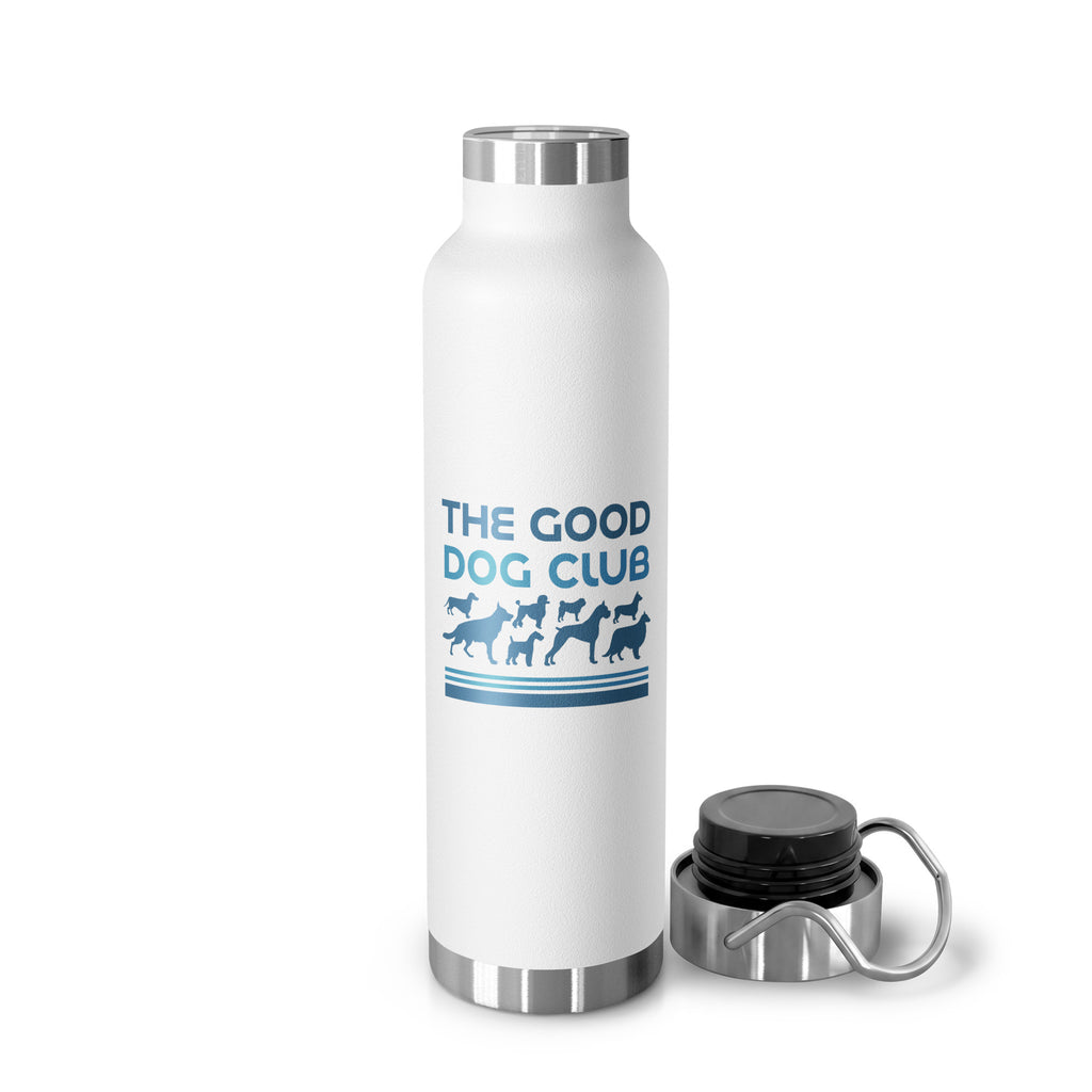 Sebastian & Clementine The Good Dog Club Copper-Insulated Stainless Steel Water Bottle - Blue