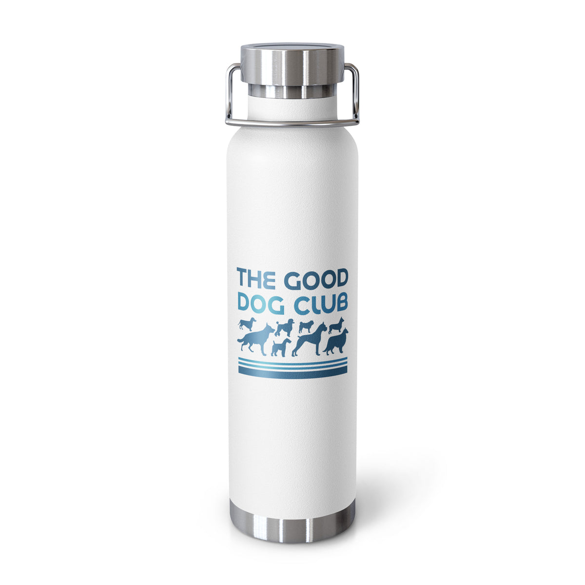 Sebastian & Clementine The Good Dog Club Copper-Insulated Stainless Steel Water Bottle - Blue